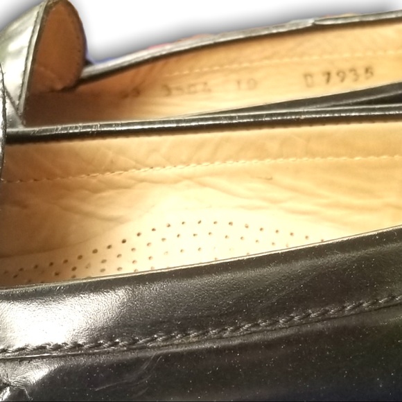 Cole Haan Black Loafer with Tassels Men's 10  or Womens 11.5 - Picture 5 of 6